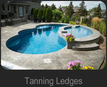 Tanning Ledges from Latham Pools
